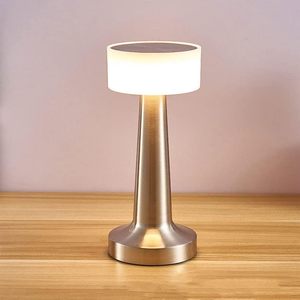 مصباح طاولة LED محمول Led بجانب السرير قابل للشحن مصباح طاولة Led Usb لاسلكي للمطاعم - Product Image 1