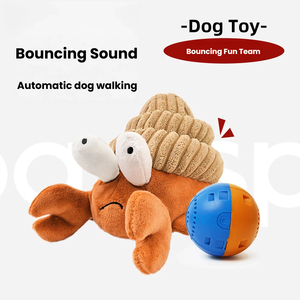 Plush Vibration Ball <strong>Dog</strong> <strong>Toy</strong> Interactive Squeaky <strong>Toy</strong> for Puppies <strong>Small</strong> <strong>Dogs</strong> Teddy Corgi Automatic Entertaining - Product Image 4