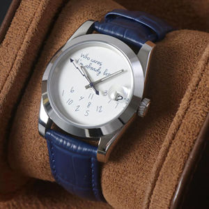 Montre digitale Cares I AM Already Later NH35 Mod, étanche 3 ATM, cadran en silicone et plastique, aiguille, alarme, boîtier rectangulaire 50 mm - Product Image 3