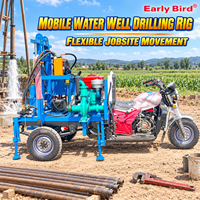 Fabriqué en Chine, foreuse de puits d'eau de 200 m, équipement de forage souterrain pour puits d'eau, fourniture directe d'usine, meilleur prix