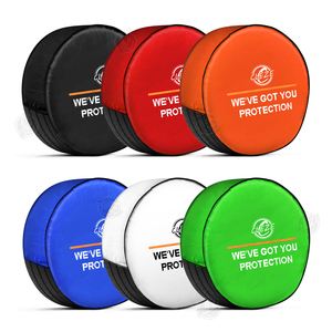 Jeep Tire Cover American Flag Spare Tire Cover - Waterproof PVC Leather Wheel Protection For Jeep, RV, Trailer & SUV Rv Tire Covers Set Of 4