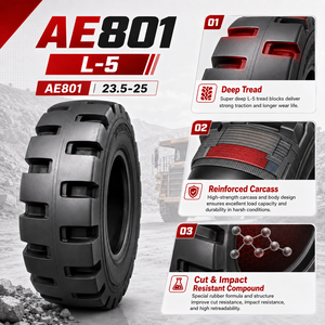 ยาง OTR ขนาด 23.5-25 รุ่น AE801 L-5 40PR ดอกยางลึกพิเศษ สำหรับงานหนัก งานเหมือง งานอุตสาหกรรม ยาง TT/TL - Product Image 3