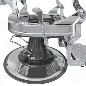 Sedia da Parrucchiere Reclinabile di Alta Gamma con Telaio Quadrato, Pompa Idraulica e Rotazione, Sedia Moderna da Barbiere - Product Image 2