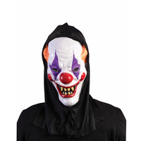 Party Favor 9.5 pouces effrayant Joker film masques réalistes Silicone sourire masques pour Halloween adultes effrayant Clown mal masque facial