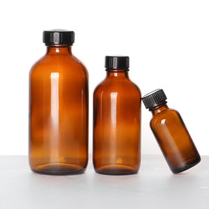 Distributeur de savon à main en <span class=keywords><strong>verre</strong></span> ambré 500ml vide bouteille de mousse pompe distributeur de savon liquide bouteille de mousse cosmétique en gros avec pompe - Product Image 4