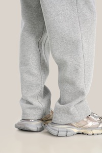 Heavyweight Custom logo Streetwear French Terry Wide Leg Latest Design Straight Fit Pants Cotton <strong>Oversized</strong> <strong>Jogger</strong> - Product Image 4