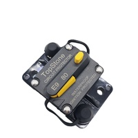 Interruptor de CC de Grado Marino Topstone E92C 50A con Reinicio Manual, Montaje en Superficie, Impermeable, 12-48V para Barco, Caravana, Cabrestante