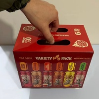 Boîte en carton personnalisée avec logo, réutilisable, écologique, pour 6 canettes de 355 ml (12 oz) de bière, jus, boissons et eau gazeuse