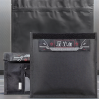 Sac de téléphone Faraday sans fenêtre Mission Darkness (lot de 2) - Blocage du signal, nylon noir