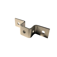 Support métallique en U UTT83, finition galvanisée au zinc, acier au carbone, collier de serrage pour applications minières intensives