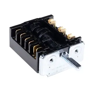 VDE TUV 4 to 7 position oven rotary selector/switch 250v RT345 (51.43/23) oven selector rotary switch