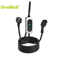 Harga Pabrik Charger EV Portabel 16A 3.5kw Charger Mobil Mobile TIPE 2 Charger Kendaraan Listrik