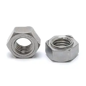 DIN929 Hex Welding Weld Nut With Stainless Steel and Carbon Steel Material m6 m10 Hexagon Weld Nuts
