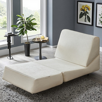 Canapé paresseux rempli d'éponge, canapé modulaire, inclinable, pliable, adapté à la maison et à l'appartement, canapé compressé meubles de salon