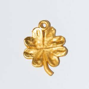 Collar con Colgante de Corazón y Trébol de la Suerte, Resistente al Agua, Chapado en Oro de 18K, para Niños - Product Image 5