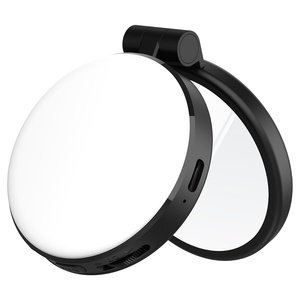 Lampe d'appoint magnétique professionnelle pour téléphone portable, mini lumière vidéo LED avec support rétractable et miroir de maquillage pour le streaming en direct - Product Image 2