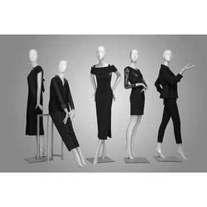 새로운 디자인 패션 전신 스탠드 추상 여성 마네킹 유명 브랜드 사용 - Product Image 5