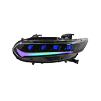 Pour la modification des blocs optiques LED des modèles Honda Accord de 2018 à 2022 avec des lentilles LED RGB
