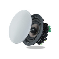 BTF34 4*30W sans cadre à la mode 5.25 pouces coaxial maître bleu dent haut-parleur de plafond avec 1/3 passif 30W haut-parleur de plafond