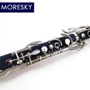 คลาริเน็ตอัลโต MORESKY รุ่น Eb  ทำจากบาเคไลต์  คีย์ชุบนิกเกิล รุ่น MACL-128 - Product Image 5