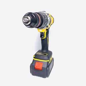Taladro percutor inalámbrico de litio de alta potencia de 20 V, tipo 99, amarillo, recargable, sin escobillas, con destornillador de 13 mm - Product Image 1