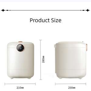 เครื่องซักผ้าขนาดเล็กแบบพกพา อัตโนมัติเต็มรูปแบบ สำหรับซักชุดชั้นในและถุงเท้า ใช้ได้ทั้งในบ้านและในรถยนต์ - Product Image 2