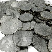 Jetons de jeu d'arcade à monnayeur en laiton pour machine à grue de blanchisserie, personnalisables en gros