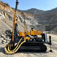 Foreuse hydraulique sur chenilles S-20 164KW, profondeur de forage max. 2000m, équipement de carottage diamanté par câble, appareil de forage carottier