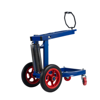 Support de clé à chocs à ressort amortisseur en acier à haute teneur en carbone bleu antirouille, chariot mobile pour pistolet à air comprimé