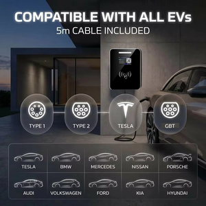 XTEVSE Nueva Estación de Carga Rápida CA para Vehículos Eléctricos de 11kW 22kW, Cable de 5M, Enchufe Tipo 2, Pantalla de 4.3 Pulgadas, 32A 7kW, <span class=keywords><strong>Wallbox</strong></span> para SERES - Product Image 5