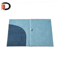 Porte-documents en PU pour conférences A4/A5 avec logo personnalisé