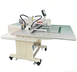Machine à coudre industrielle professionnelle électronique automatique à point noué, à plat, à une aiguille, neuve - Product Image 2