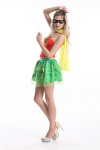 Ecowalson signore <span class=keywords><strong>Robin</strong></span> Hood libro di fiabe ladro Costume vestito di Halloween vestito con maschera del mantello S-2XL - Product Image 6