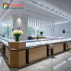 Sistema de Exhibición de Joyería Personalizado, Panel de Vidrio Templado, Mostrador de Joyería para Centro Comercial - Product Image 4