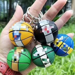 All'ingrosso 3D basket Keychain US Team giocatori Jersey morbido PVC basket portachiavi portachiavi con 3D gomma basket basket - Product Image 5