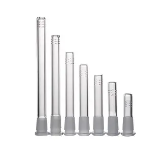 Diverses tailles personnalisées 14/18mm mâle femelle joint en verre de quartz tige de narguilé en verre bon marché avec pour accessoires de shisha