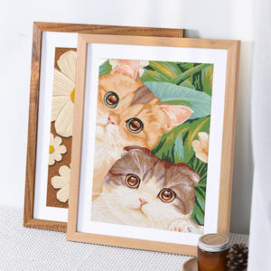 Offre Spéciale – Cadre <span class=keywords><strong>Photo</strong></span> Moderne Certifié Fait Main en MDF Écologique A4, Imprimé UV, pour Affiches Fines 30x40, <span class=keywords><strong>40x50</strong></span>, 50x70, à Poser ou à Accrocher - Product Image 4