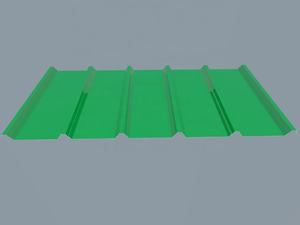 Tôle de bardage mural trapézoïdale en aluminium prélaqué - Product Image 4