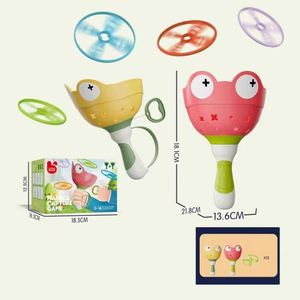 Novedades: Juguete lanzador de discos voladores UFO interactivos para niños, deporte al aire libre - Product Image 3