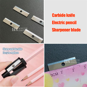 Pengasah Pensil Listrik 23x6.3x0.8mm 1 Lubang Pisau Pengganti Karbida - Product Image 2