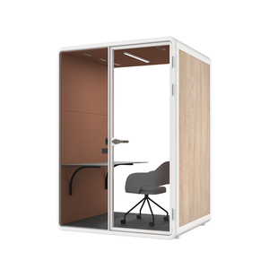 Fashionable Soundproof Office Booth Single Seater Acoustic Pod Portable Quiet Cabin for Commercial Space - Product Image 1
