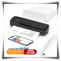 Printer Portabel A81 A4 Bluetooth Nirkabel Tanpa Tinta Mini Printer Perjalanan Printer Termal A4