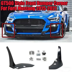 ชุดแต่งกันชนหน้า StarNav สำหรับ Ford Mustang GT500 ปี 2015-2022 พร้อมดิฟฟิวเซอร์ สปอยเลอร์ ชุดแต่งตัวถังรถยนต์  แผ่นป้องกันกันชน  ชิ้นส่วนตกแต่งมุม  อะไหล่แต่งรถ - Product Image 2