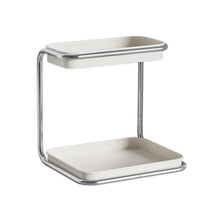 Étagère à épices rotative double couche pour comptoir de cuisine, organisateur de condiments et d'assaisonnements pour la maison - Product Image 5