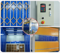 Station de travail mobile télescopique étanche Cabine de peinture en aérosol PVC gonflable rétractable