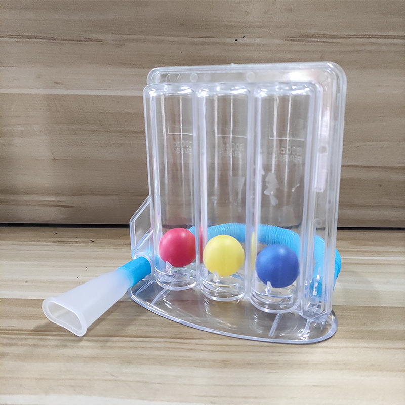 One Ball 3 Ball Mouthpieces Spirometer Cheap Price-of-Spirometer Lung Function Exerciser