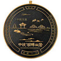 Plaque de couvercle de manhole décorative de luxe en fonte, design personnalisé pour projets architecturaux