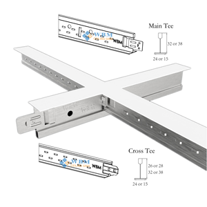 Rãnh trang trí trần t lưới của t Bar treo trần lưới chiếu sáng giá tốt <span class=keywords><strong>2x4</strong></span> treo trần giả Hội Đồng Quản Trị - Product Image 3