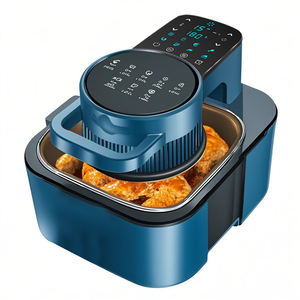 Le plus récent 8L LED écran tactile Air friteuse 1350W électrique antiadhésif en plastique moderne contrôle numérique extérieur friteuse ménage - Product Image 4