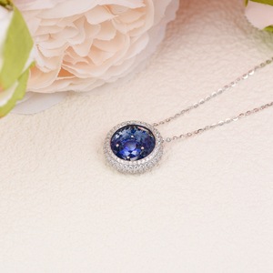 Bright Star River Advanced Sense Ensemble <span class=keywords><strong>de</strong></span> colliers pour femmes S925 Chaîne <span class=keywords><strong>de</strong></span> clavicule en zircon incrusté d'argent avec pendentif pour les occasions <span class=keywords><strong>de</strong></span> cadeaux - Product Image 2